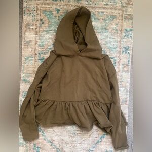 Olive Green Hooded Jacket